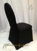 Black - Stretch Chair Covers Rental Fabric Sample