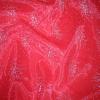 Apple Red Stardust Beaded -  Overlays Rental Fabric Sample