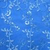 Royal Blue Flowery Meadow - Glitz/Glamour Overlays Rental Fabric Sample